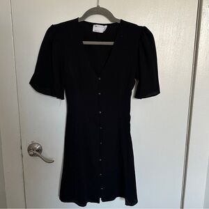 ASOS Black Button-Down Dress
